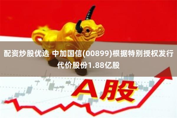 配资炒股优选 中加国信(00899)根据特别授权发行代价股份1.88亿股