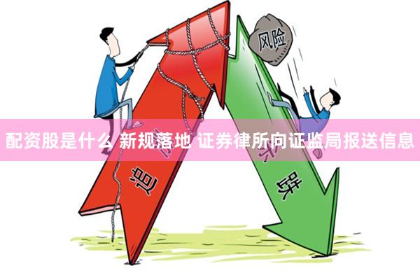 配资股是什么 新规落地 证券律所向证监局报送信息